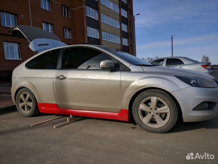 Пластиковые пороги на ford focus 2 купэ