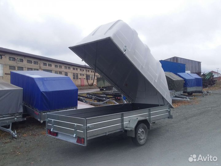 Прицеп легковой Лав-81012А 3.5*1.5 с крышкой jaxal