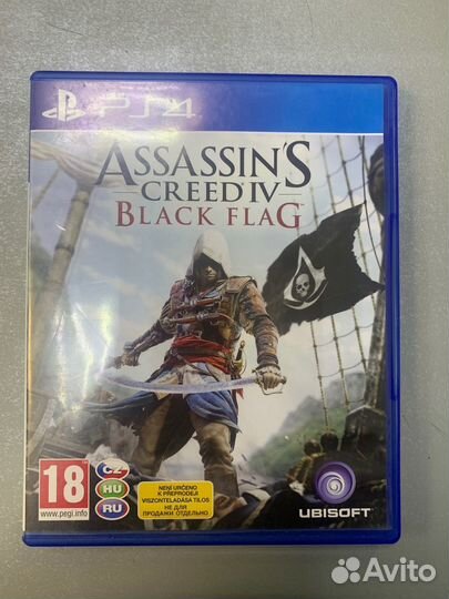 Assassin's Creed Черный Флаг Б/У, PS 4