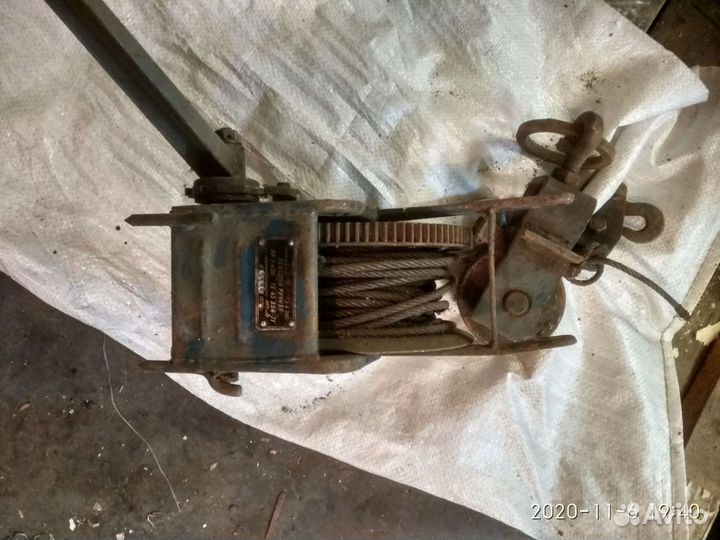 Лебедка ручная