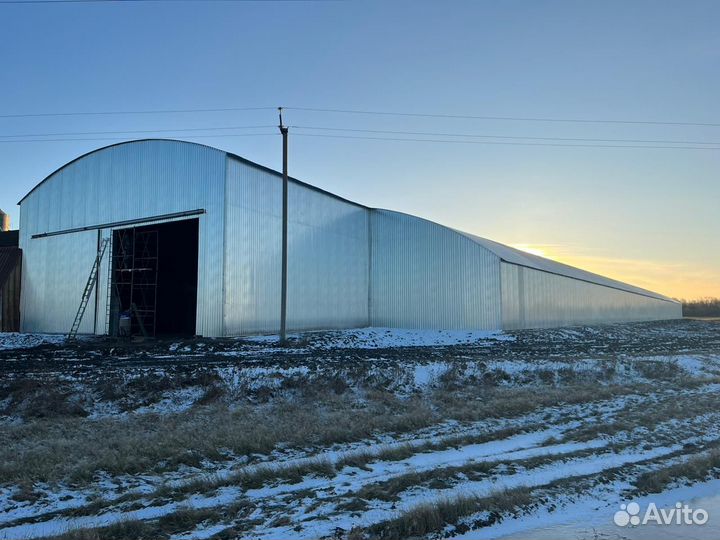 Строительство ангаров складов зернохранилищ