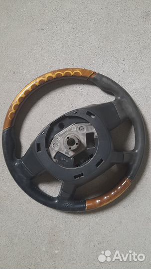 Руль Nissan Teana J31 с деревянными вставками