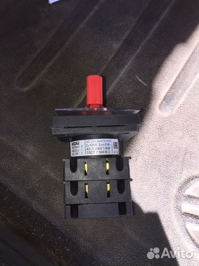 Переключатель кулачковый