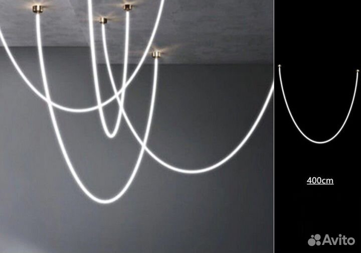 Светильник подвесной 8313 silicone D22/H4000/LED