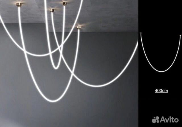 Светильник подвесной 8313 silicone D22/H4000/LED