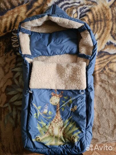 Зимний конверт в коляску