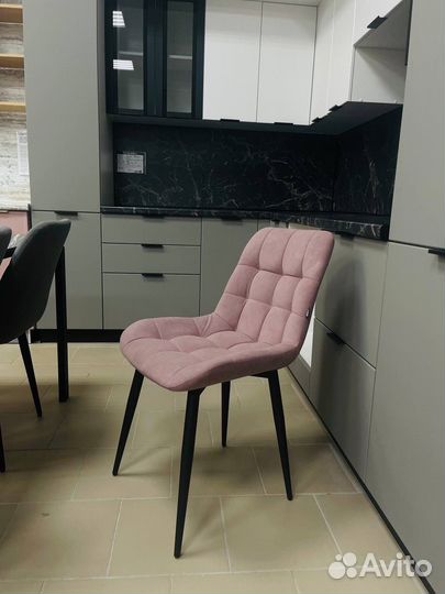 Стулья кухонные мягкие пудра
