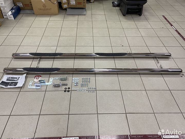 Пороги внешние трубы Mercedes w639 / w447 L2