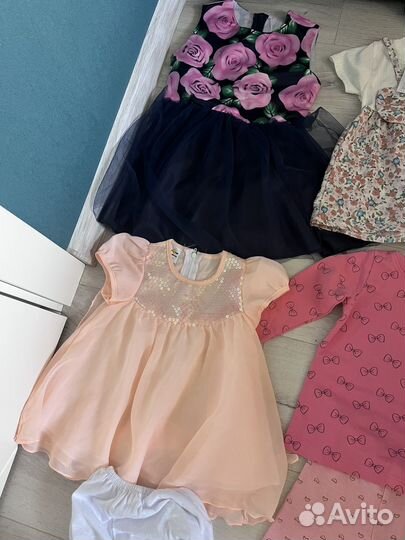 Вещи пакетом для девочки 68-80