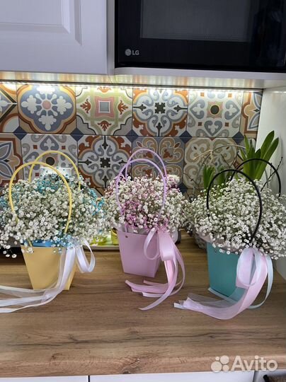 Композиция из гипсофилы