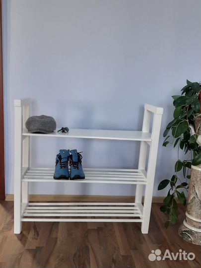 Полка для обуви из массива