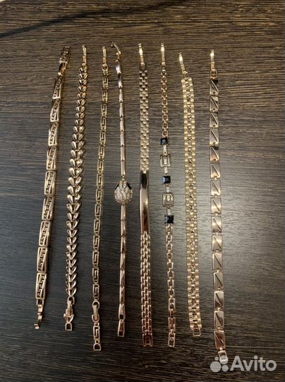 Браслет из медицинского сплава под золото