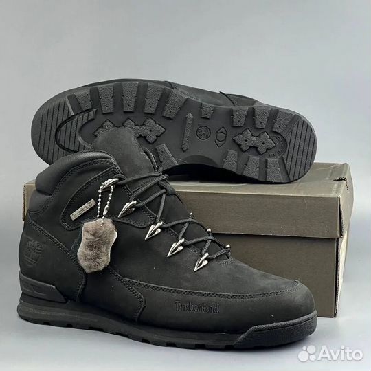 Timberland Euro Sprint 2 Black с Мехом