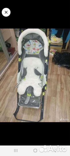 Санки коляска ника