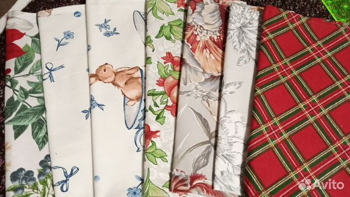 Полотенца кухонные хлопок, рогожка