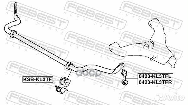 Тяга стабилизатора передняя правая 0423KL3TFR F