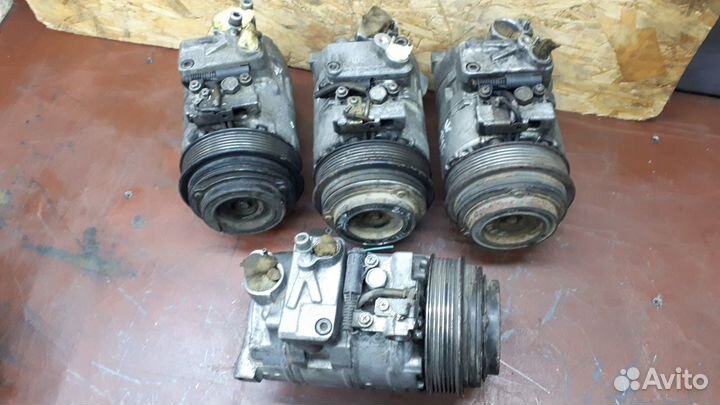 Компрессор кондиционера mercedes w210 w140 w163