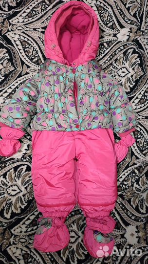 Детский зимний комбинезон на девочку