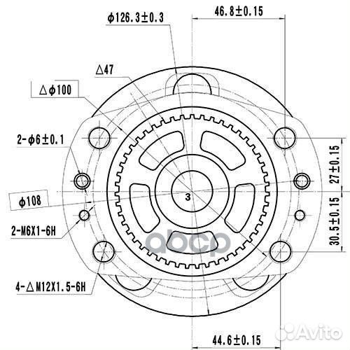 Ступица задняя Z89216R Zikmar