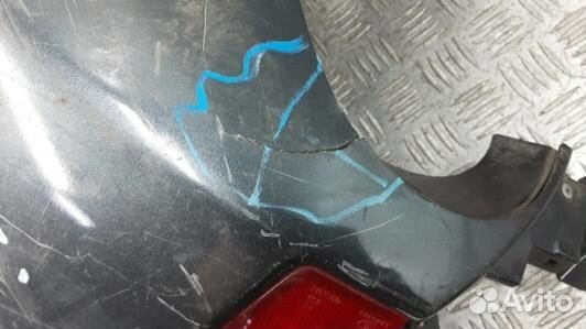 Клык бампера задний правый mitsubishi pajero 4 (52