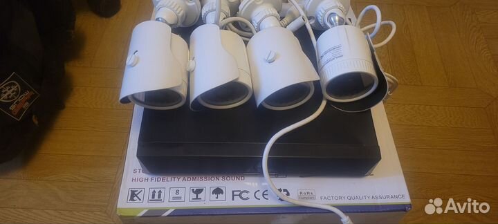 Комплект видеонаблюдения wifi 4 камеры