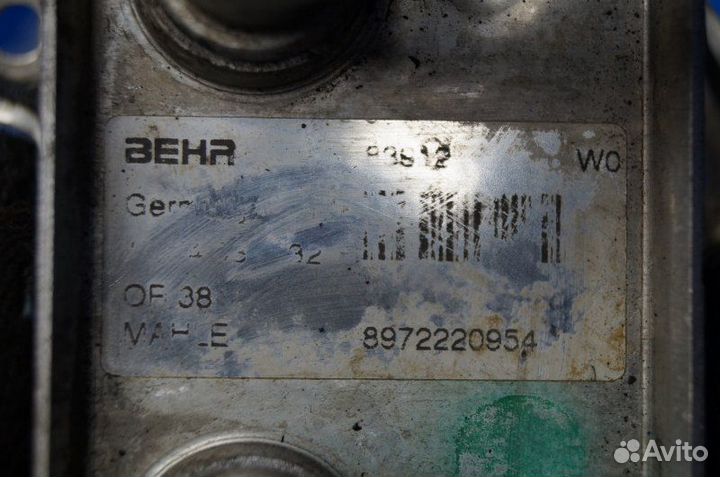 Радиатор масляный Opel Meriva 1.7 Y17DT 2003-2010