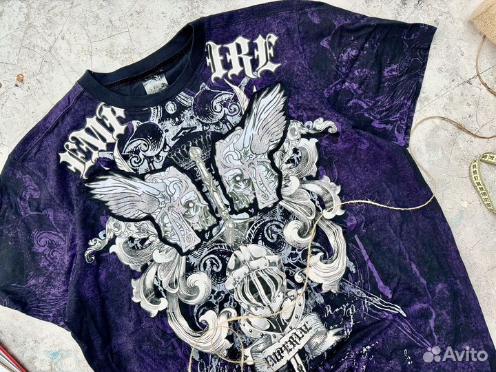 Футболка Affliction Rawblue