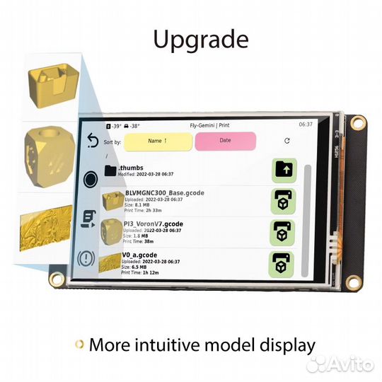 Дисплей FLY TFT35 V1 SPI Klipper