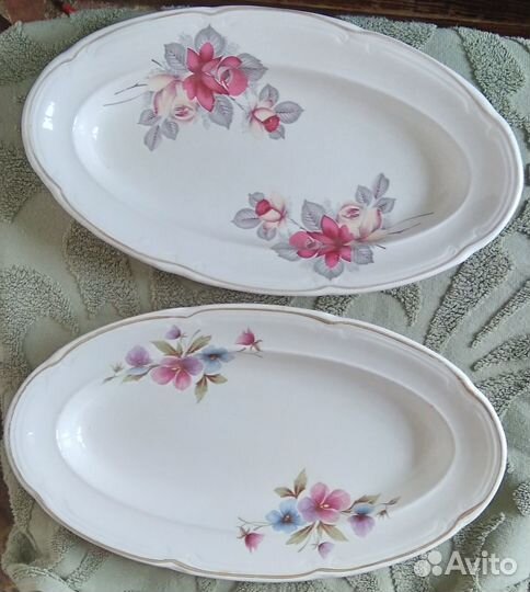 Блюда овальные зик