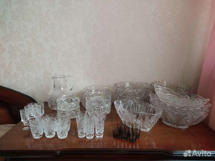 Хрустальная посуда СССР