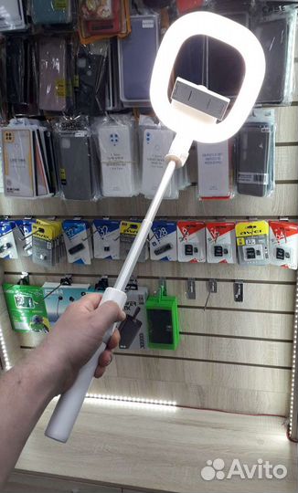 Селфи палка 3 в 1