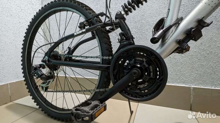 Велосипед stark Indy FS +подарок противоугонный тр