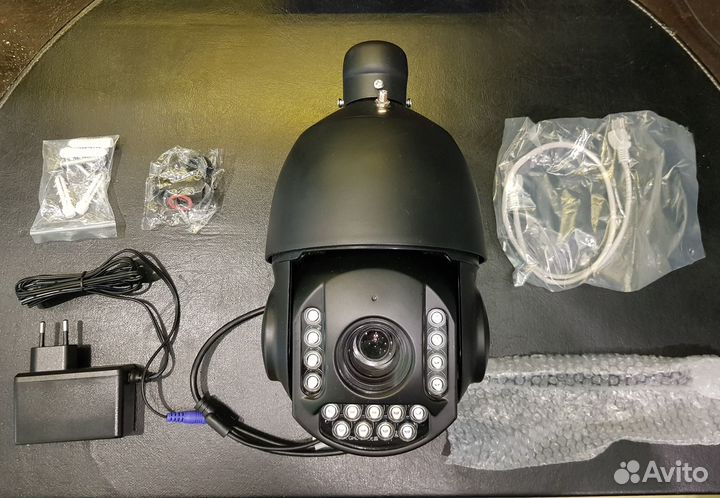 PTZ 4K 8mp 30X Zoom AI камера видеонаблюдения