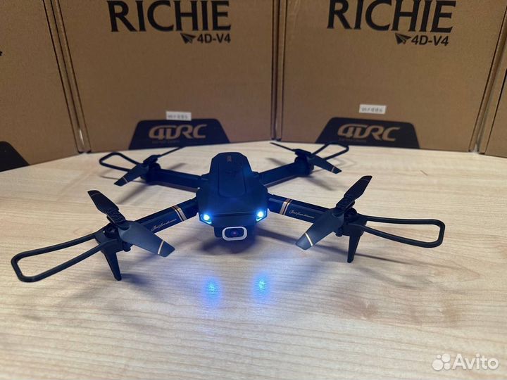 Квадрокоптер с камерой 4DRC V4 дрон радиоуправляем