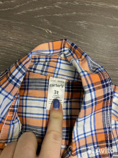 Рубашки на мальчика carters 2-4 года