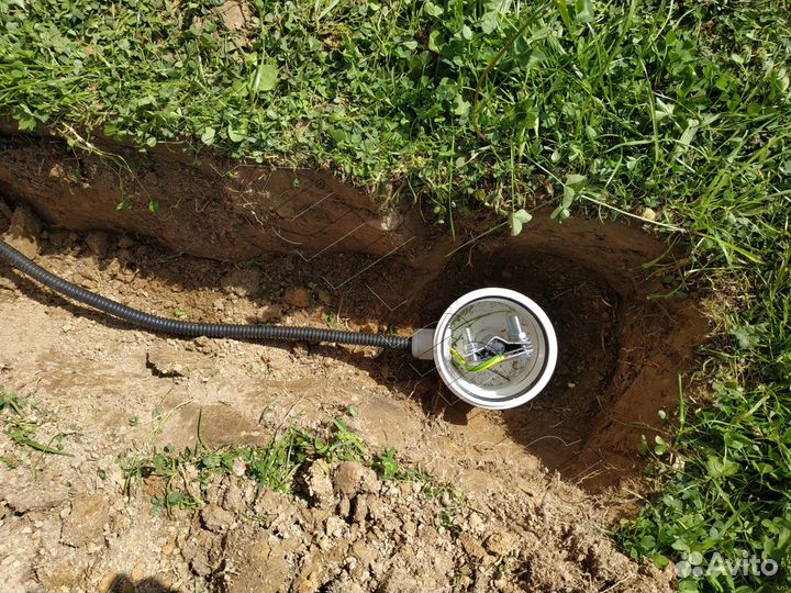 Установка заземления с замером