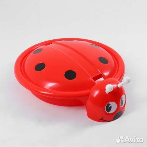 Песочница-бассейн Божья коровка