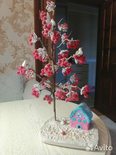 Деревья из бисера