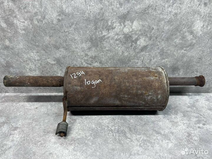 Банка глушителя задняя Renault Logan 2008