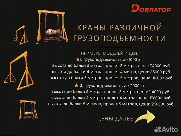 Кран козловой мпу передвижной стандарт