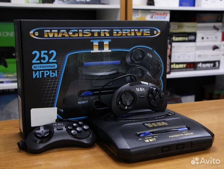 Игровая приставка Magistr Drive 2 16 bit +252 игры