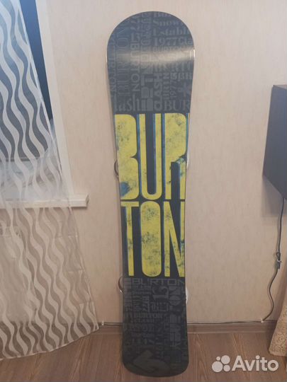 Сноуборд комплект burton clash 155 крепления,чехол