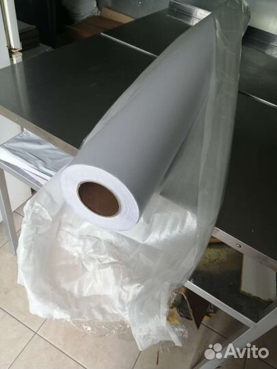 Самоклеящаяся плёнка прозрачная матовая 1.26 х 50м