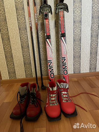 Лыжи беговые детские 150 с ботинками