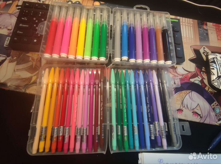 Фломастеры новые 16 шт + 24 шт