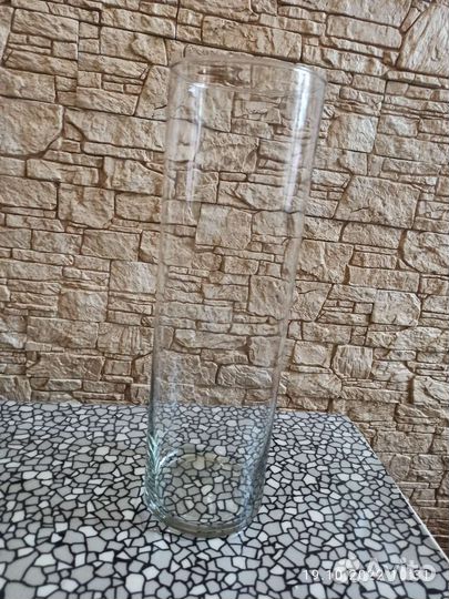 Ваза напольная стекло
