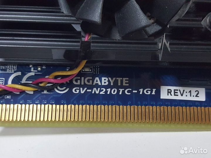 Видеокарта gigabyte GeForce 210 1024Mb GV-N210TC-1