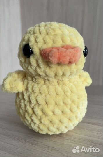 Вязаные игрушки Уточка