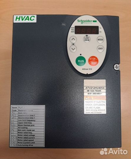 Преобразователь Schneider Electric ATV212HU40N4