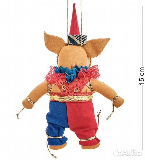 Кукла подвесная Свинка в колпачке A2189101